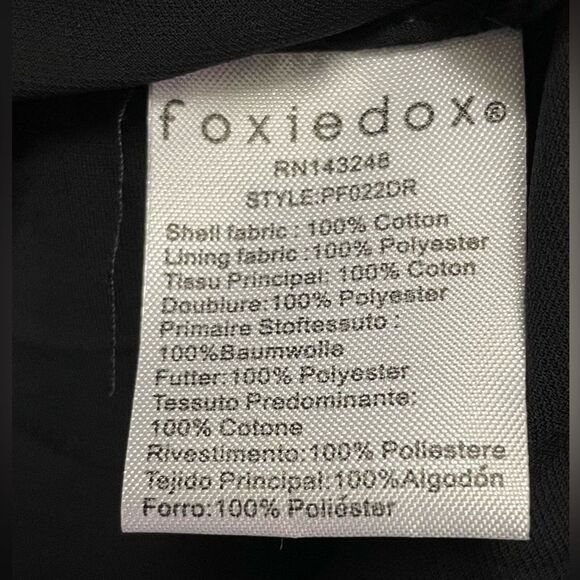 NWT Foxiedox Anthropologie Clarinda Lace Midi Dress Navy Blue Women's XL Tiered - Picture 12 of 12